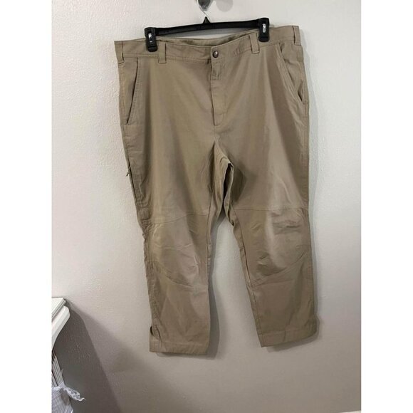 Columbia Omni shield tan active pants size w 44 L 34 - Picture 1 of 7